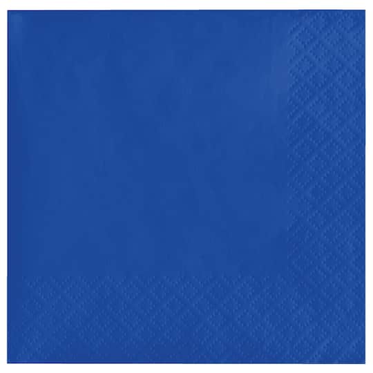 Hoffmaster 2-Ply Beverage Napkins, 50ct. in Cobalt Blue | 5" x 5" | Michaels®